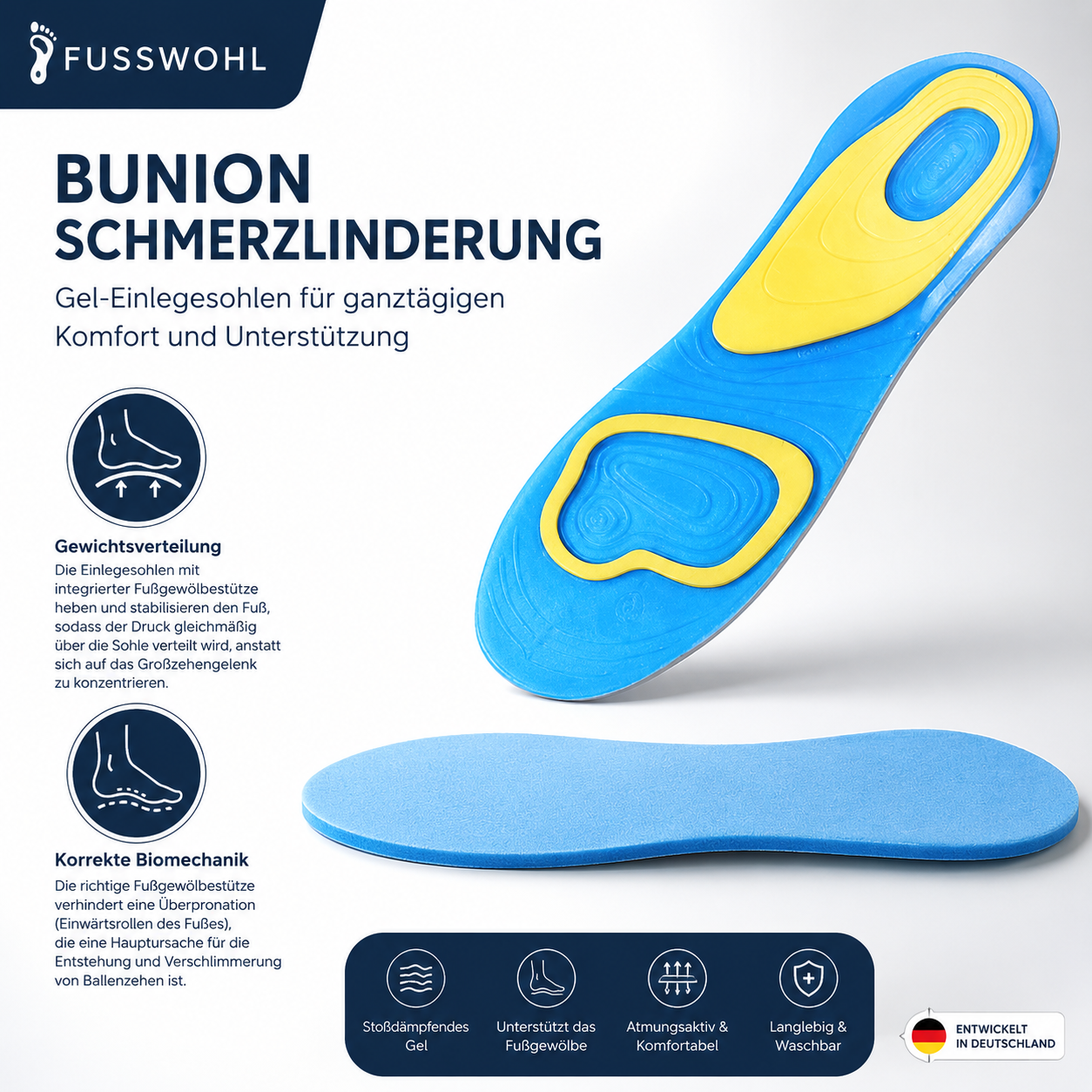 FussWohl™ Einlegesohle